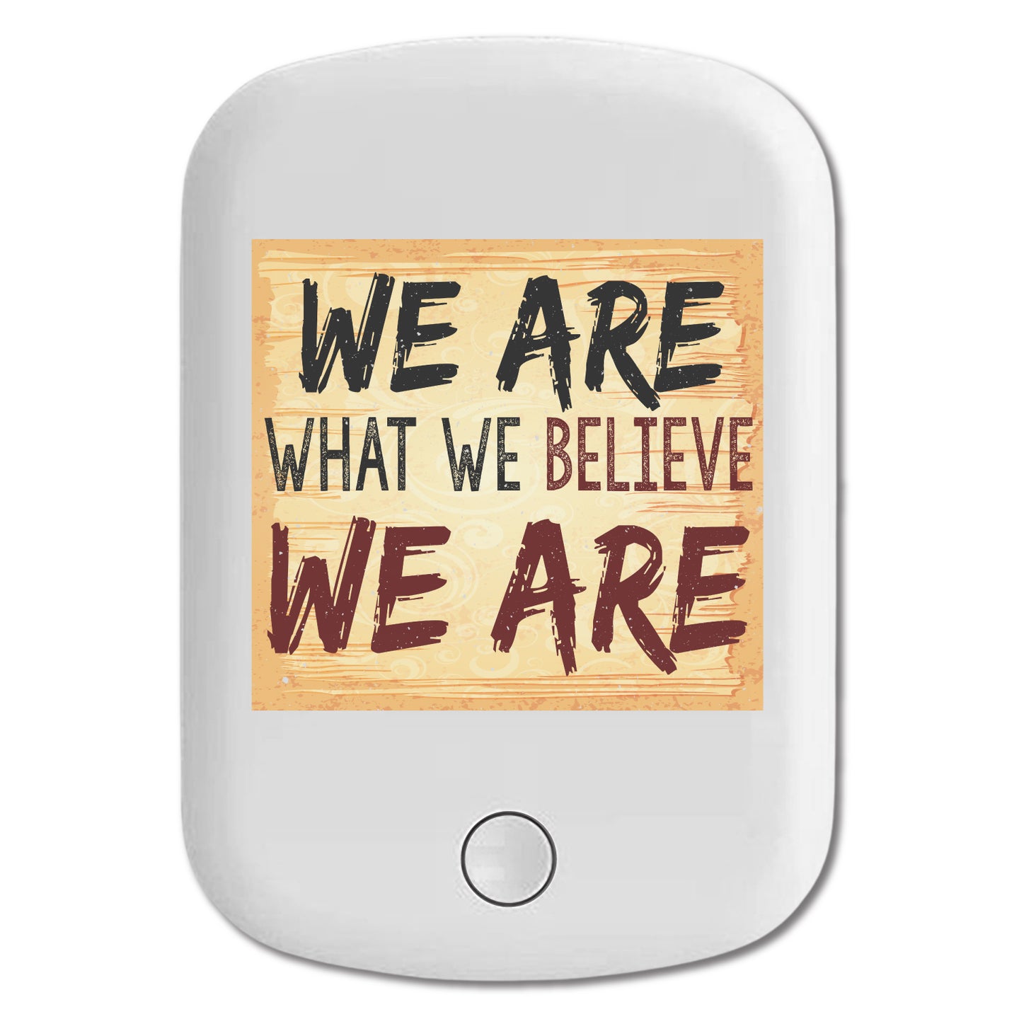 DistinctInk Magnetic Battery Pack, Wireless Portable Charger with USB-C Cable, Compatible with MagSafe iPhone 14 / 13 / 12 Series - We Are Believe We Are