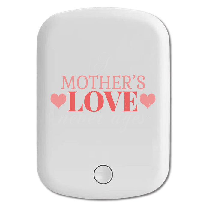 DistinctInk Magnetic Battery Pack, Wireless Portable Charger with USB-C Cable, Compatible with MagSafe iPhone 14 / 13 / 12 Series - Mother's Love Never Ages