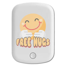 DistinctInk Magnetic Battery Pack, Wireless Portable Charger with USB-C Cable, Compatible with MagSafe iPhone 14 / 13 / 12 Series - Free Hugs