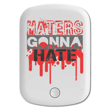DistinctInk Magnetic Battery Pack, Wireless Portable Charger with USB-C Cable, Compatible with MagSafe iPhone 14 / 13 / 12 Series - Haters Gonna Hate