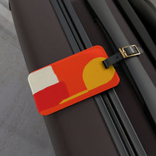 Fritha Glasswood - Mid-Century Modern Design Printed on a Custom Luggage Tag