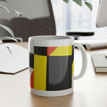 Marisa Blanca - Mid-Century Modern 11 oz. Ceramic Coffee / Tea Mug