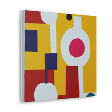 Violet Lourdes - Mid-Century Modern Canvas Wall Art Decor