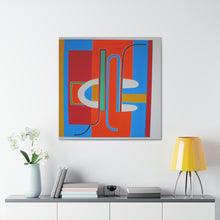 Gale Amaryllis - Mid-Century Modern Canvas Wall Art Decor