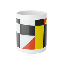 Marisa Blanca - Mid-Century Modern 11 oz. Ceramic Coffee / Tea Mug