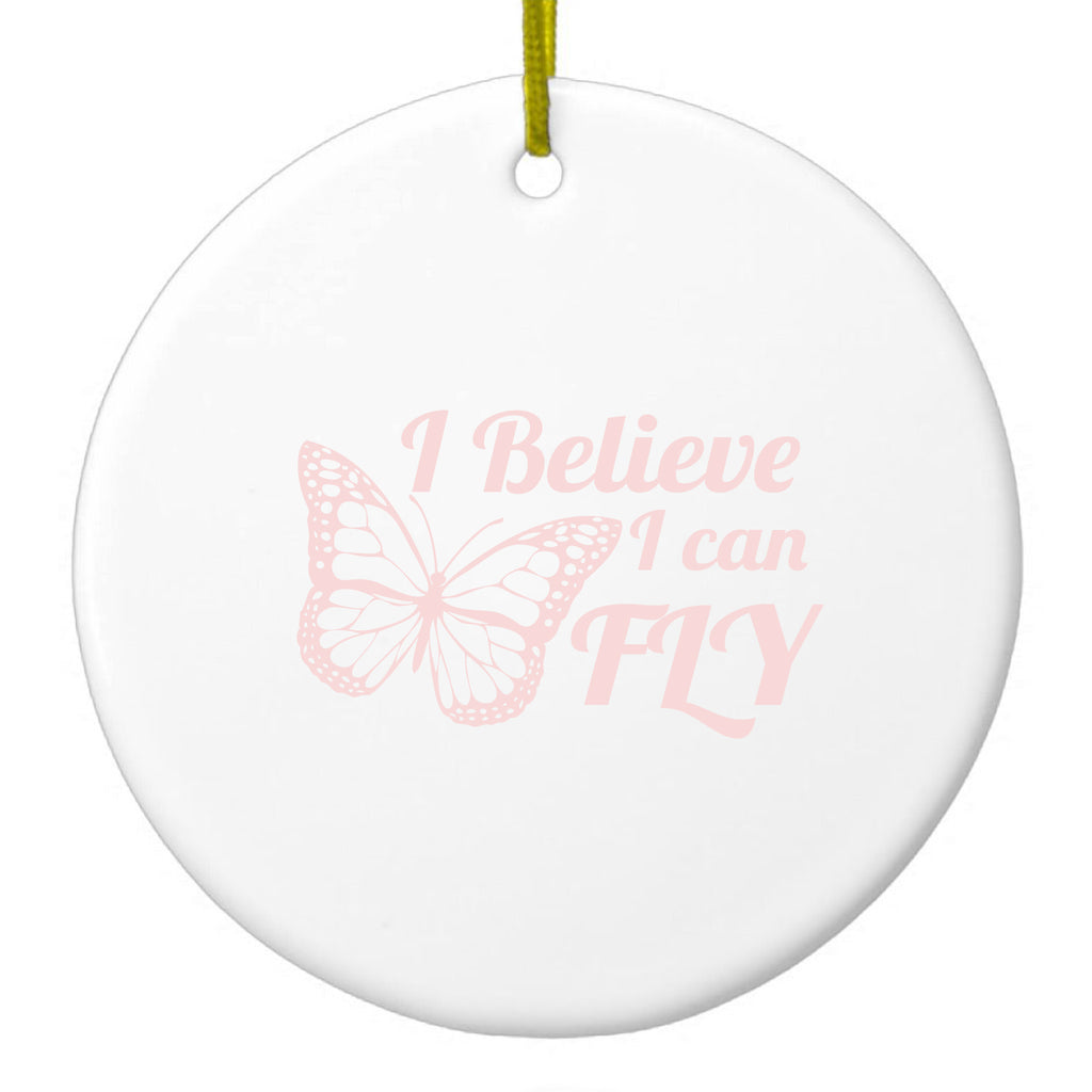 I Believe I Can Fly Ceramic Ornament