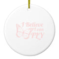 I Believe I Can Fly Ceramic Ornament