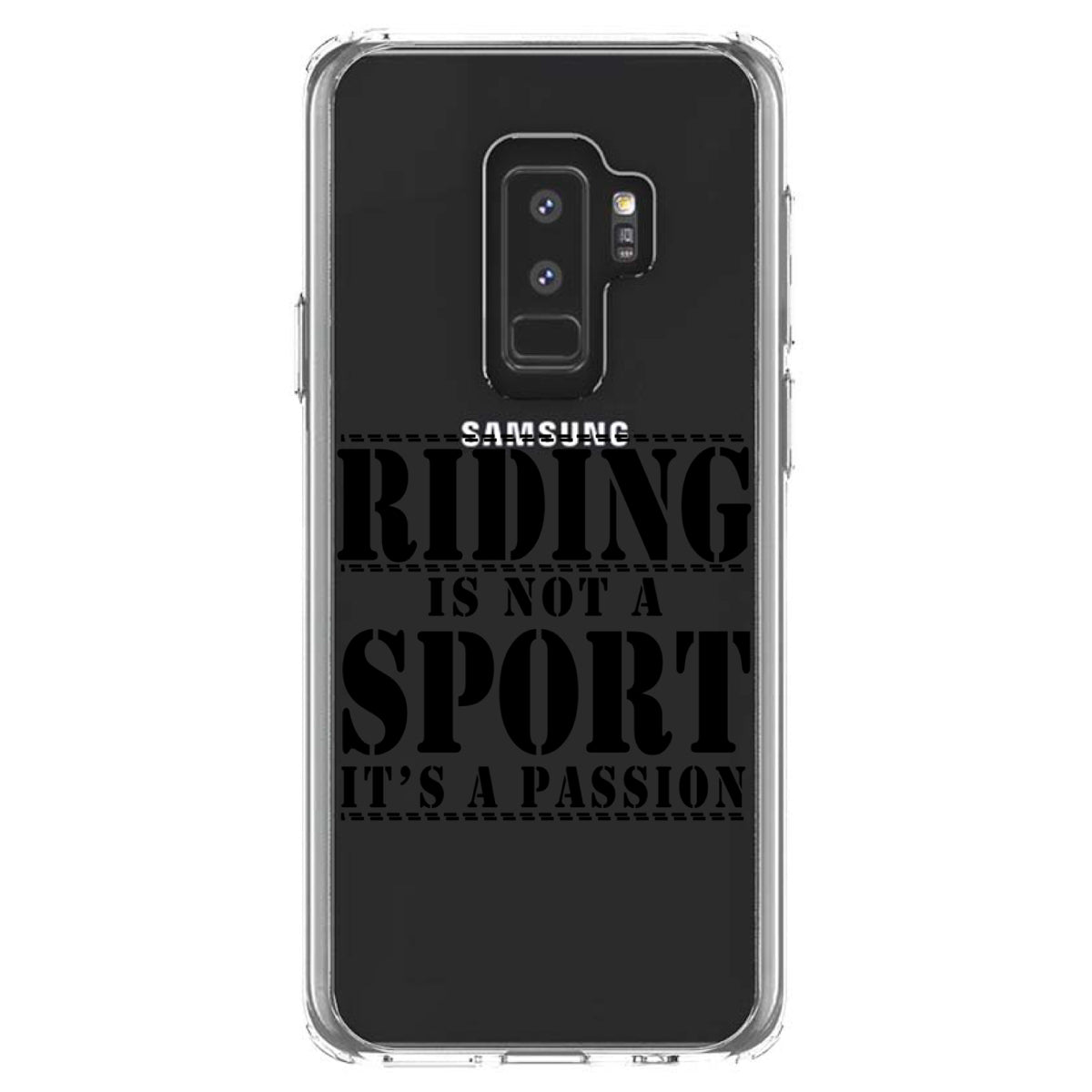 Riding is A Passion, horses Clear Shockproof iPhone Case, view 20
