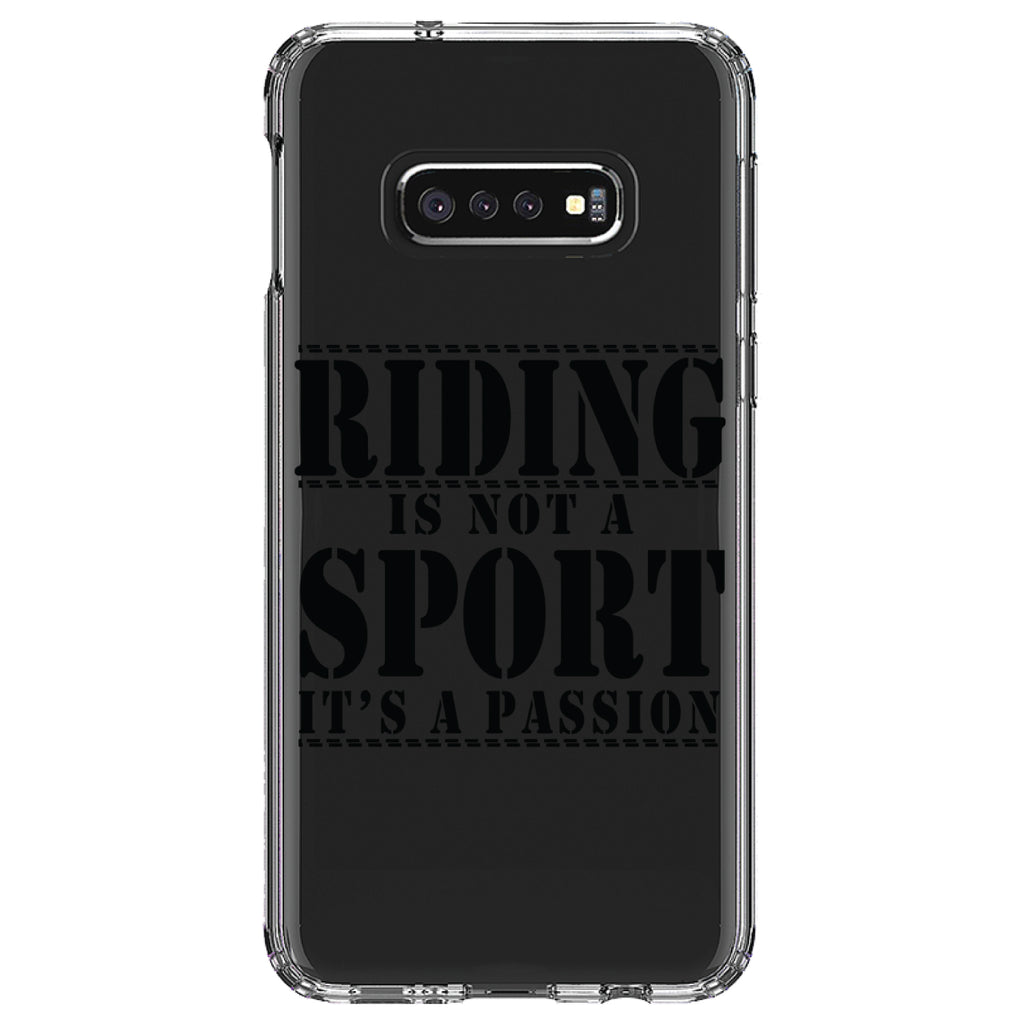Riding is A Passion, horses Clear Shockproof iPhone Case, view 18