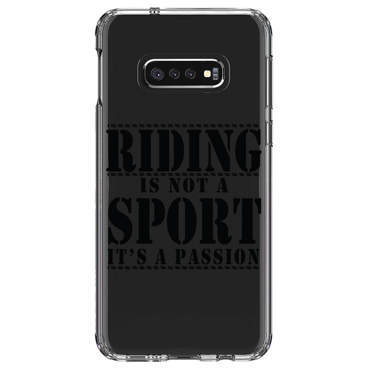 Riding is A Passion, horses Clear Shockproof iPhone Case, view 18