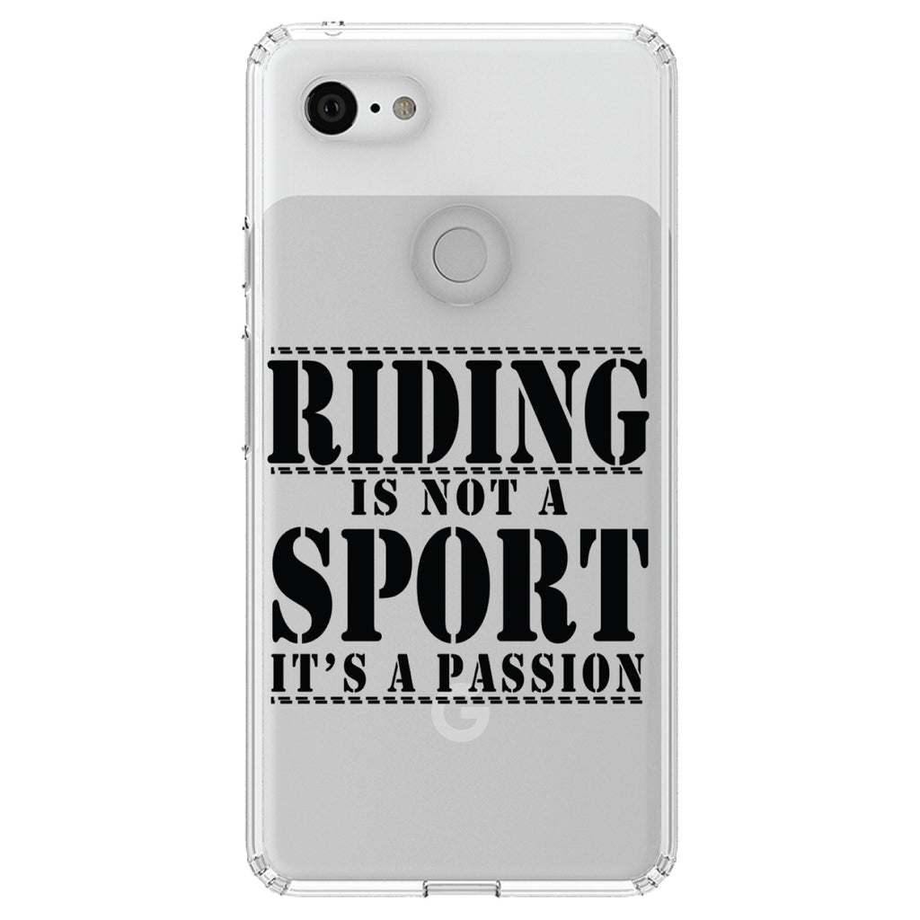 Riding is A Passion, horses Clear Shockproof iPhone Case, view 22