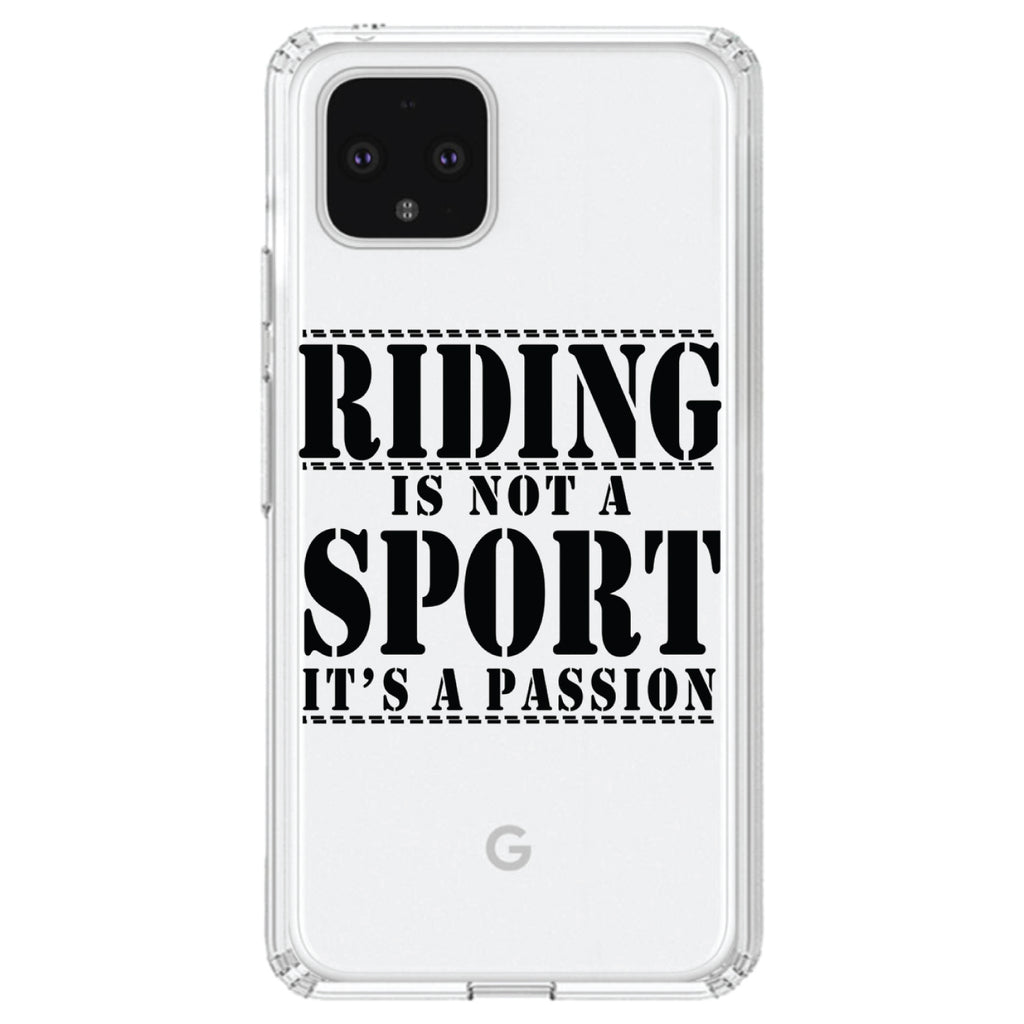 Riding is A Passion, horses Clear Shockproof iPhone Case, view 23
