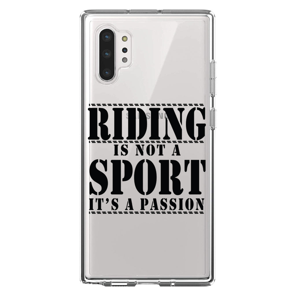 Riding is A Passion, horses Clear Shockproof iPhone Case, view 10