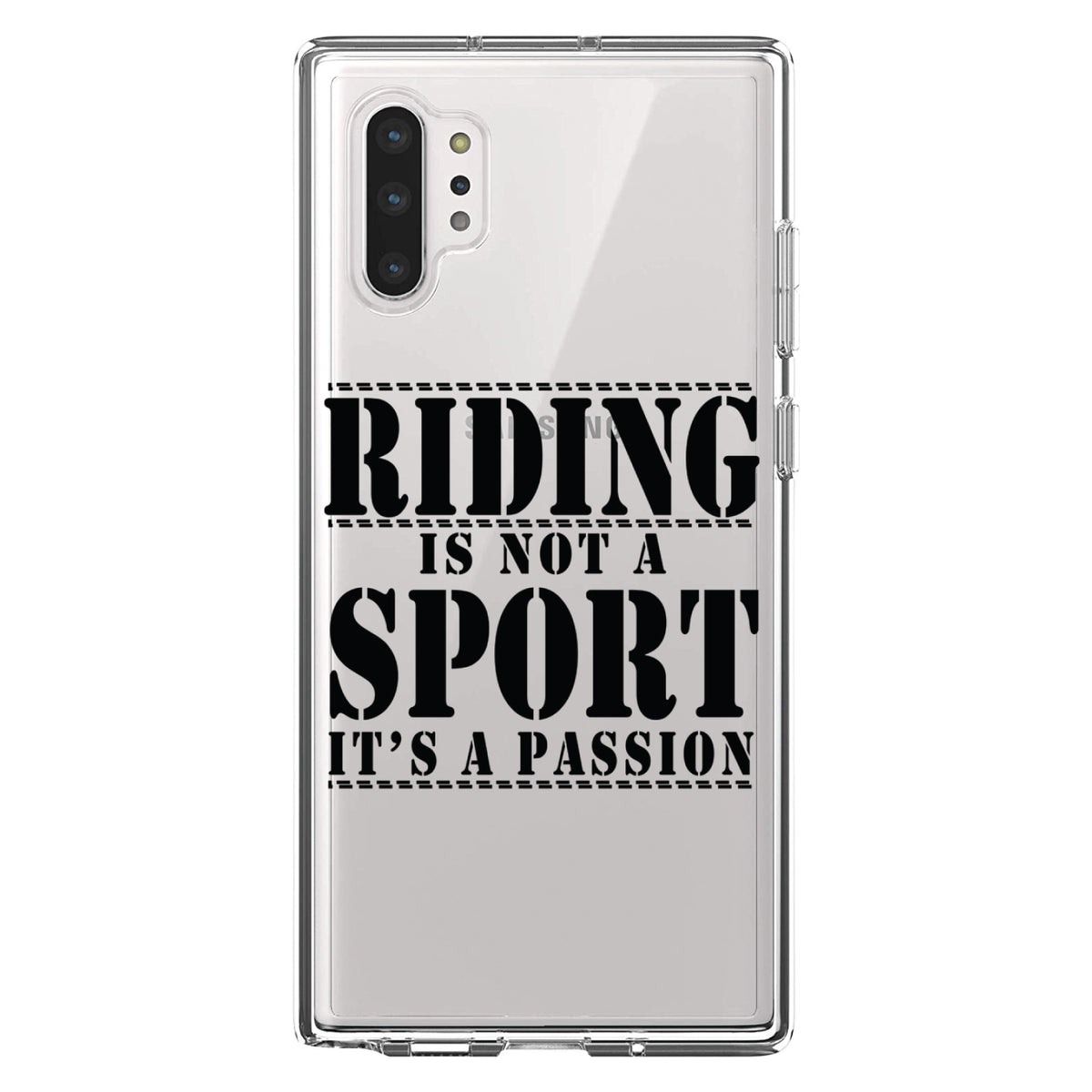 Riding is A Passion, horses Clear Shockproof iPhone Case, view 10