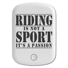 DistinctInk Magnetic Battery Pack, Wireless Portable Charger with USB-C Cable, Compatible with MagSafe iPhone 14 / 13 / 12 Series - Riding is A Passion - horses