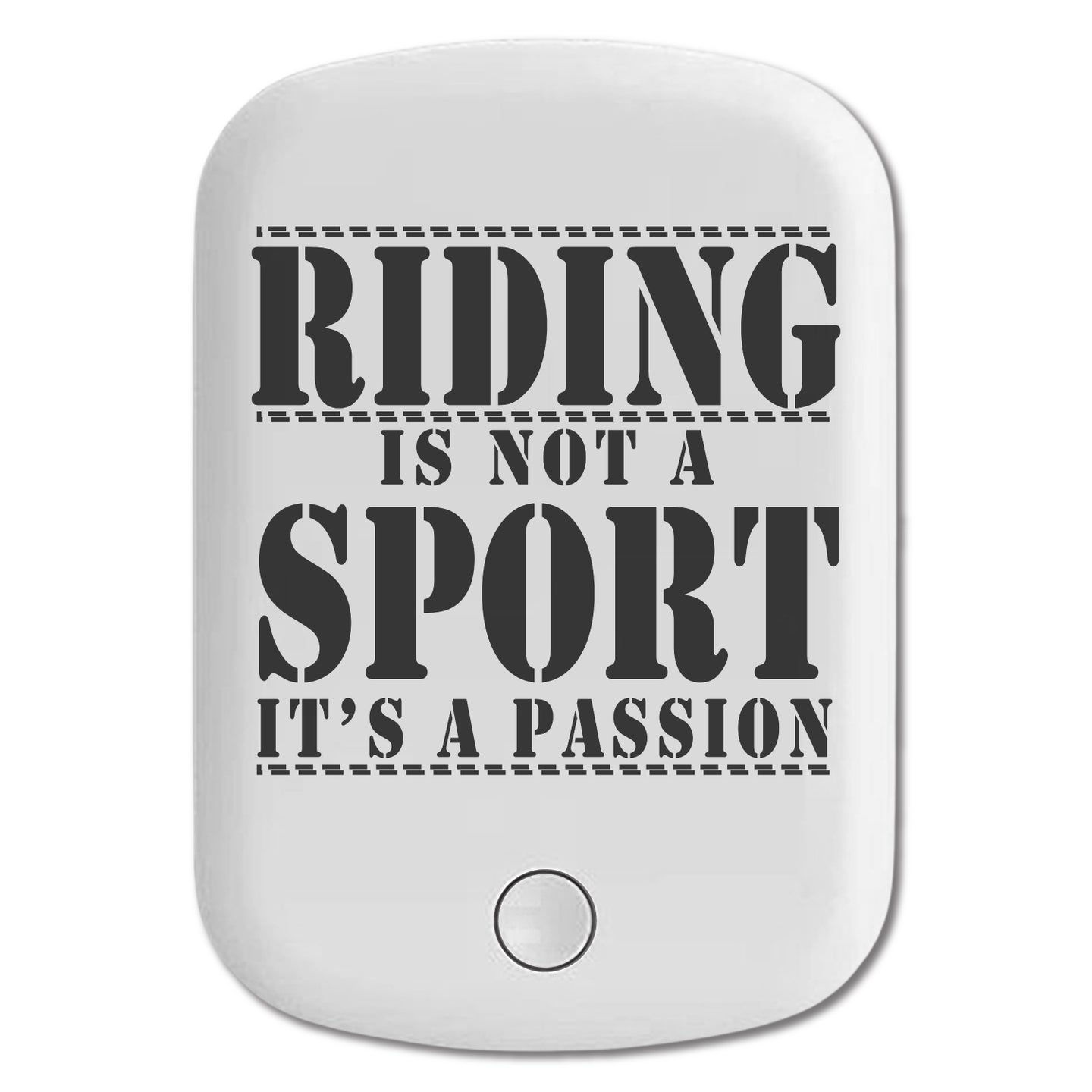 DistinctInk Magnetic Battery Pack, Wireless Portable Charger with USB-C Cable, Compatible with MagSafe iPhone 14 / 13 / 12 Series - Riding is A Passion - horses