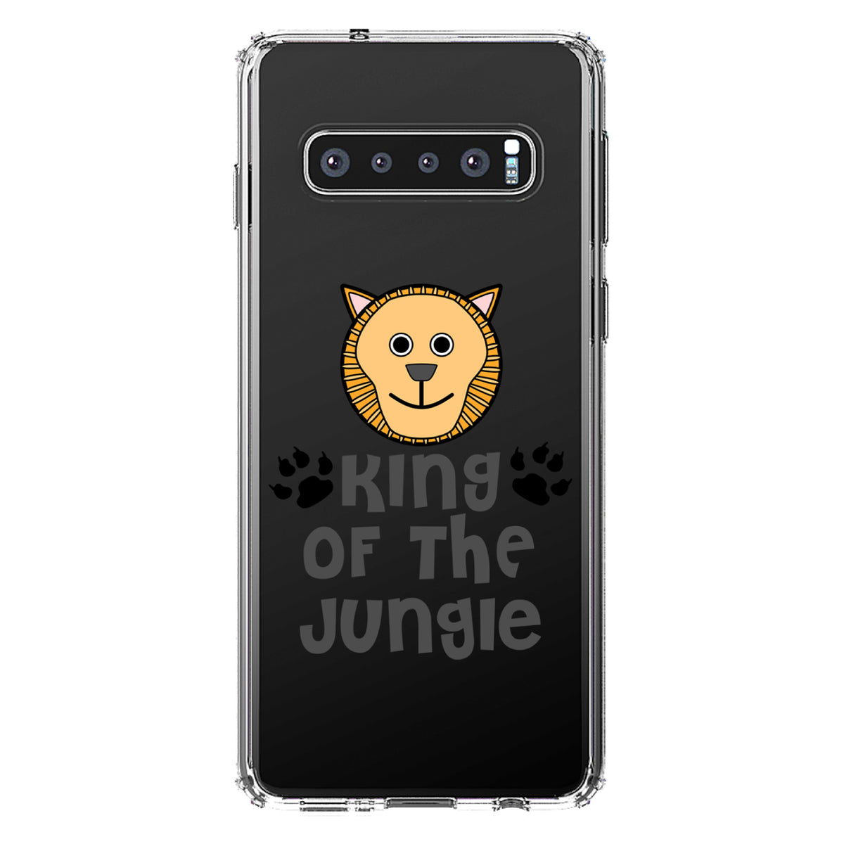 King of the Jungle, Lion Clear Shockproof iPhone Case, view 17