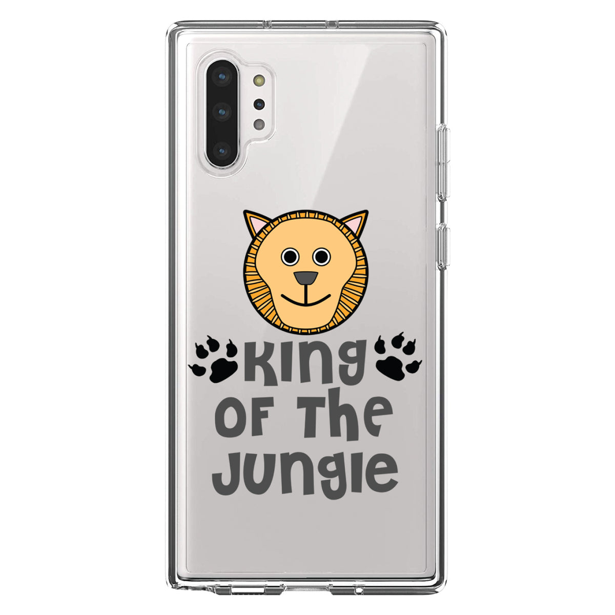 King of the Jungle, Lion Clear Shockproof iPhone Case, view 10