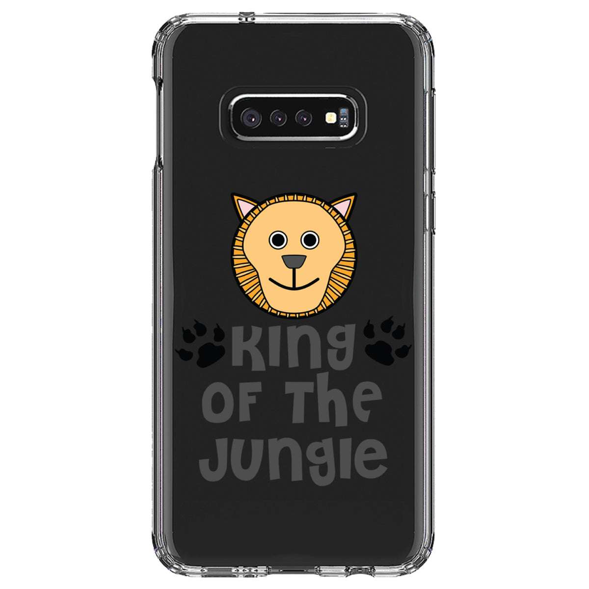 King of the Jungle, Lion Clear Shockproof iPhone Case, view 18