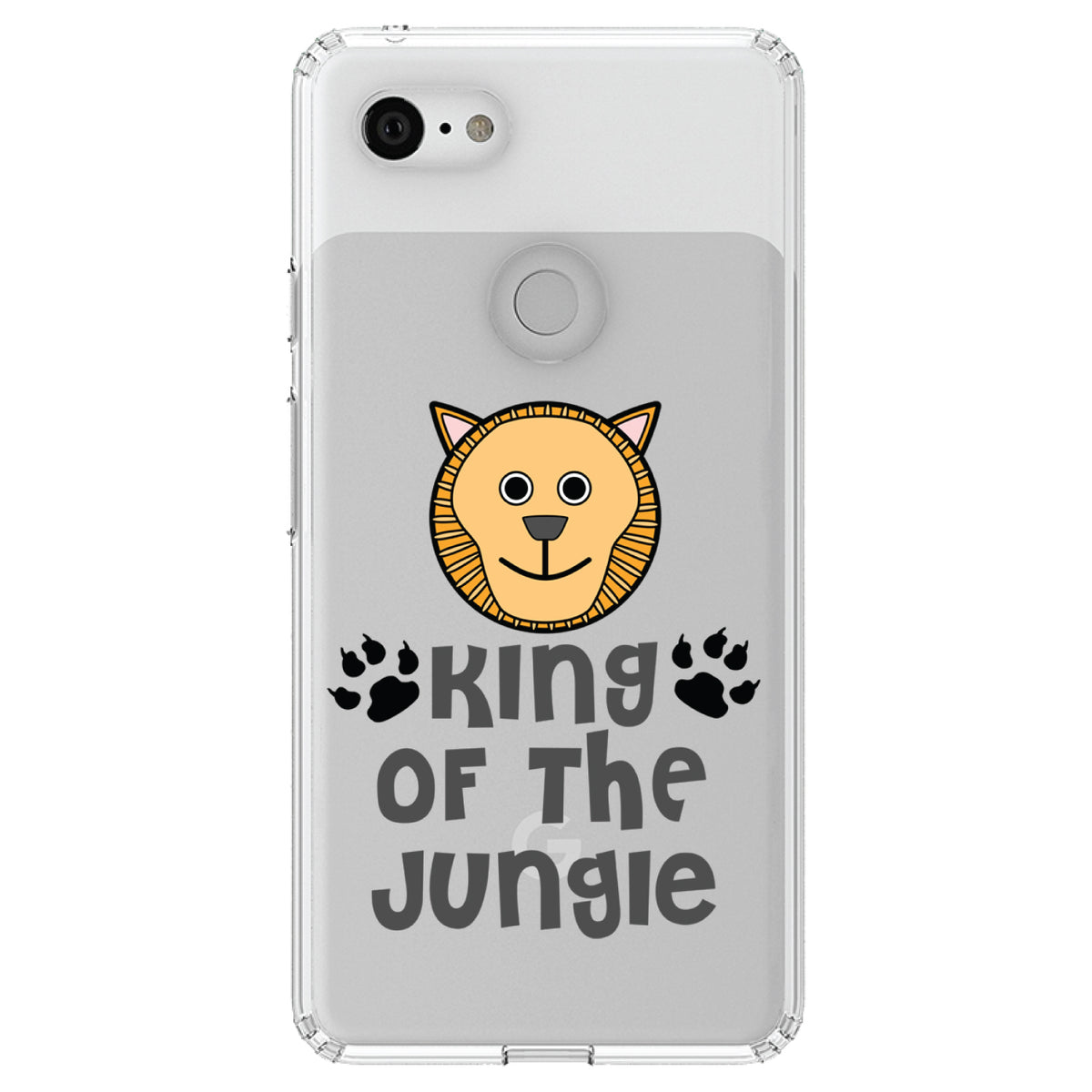 King of the Jungle, Lion Clear Shockproof iPhone Case, view 21