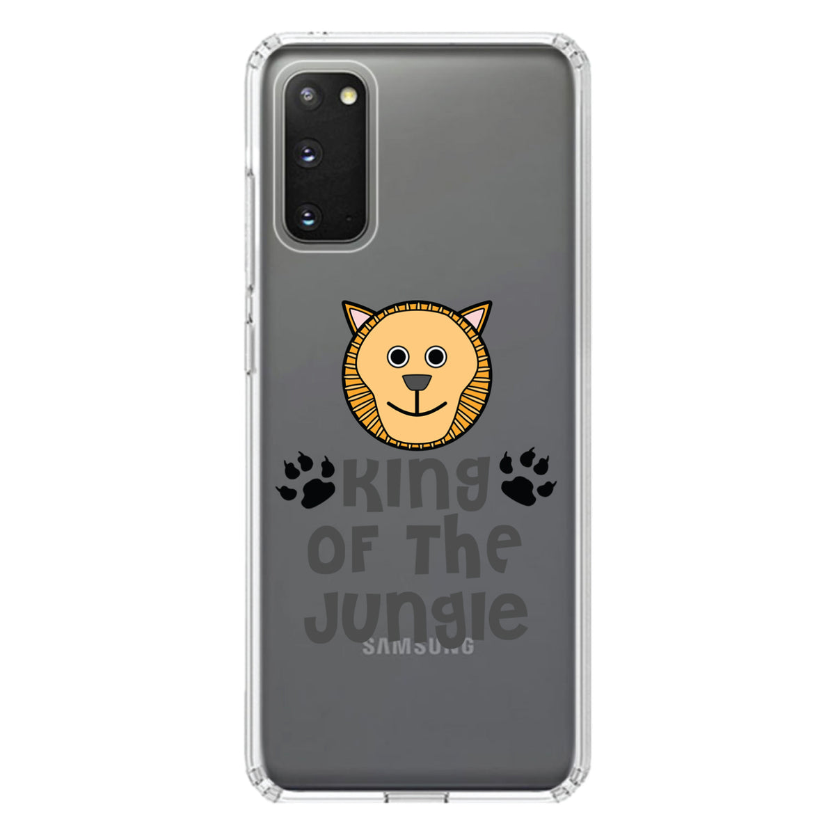 King of the Jungle, Lion Clear Shockproof iPhone Case, view 15