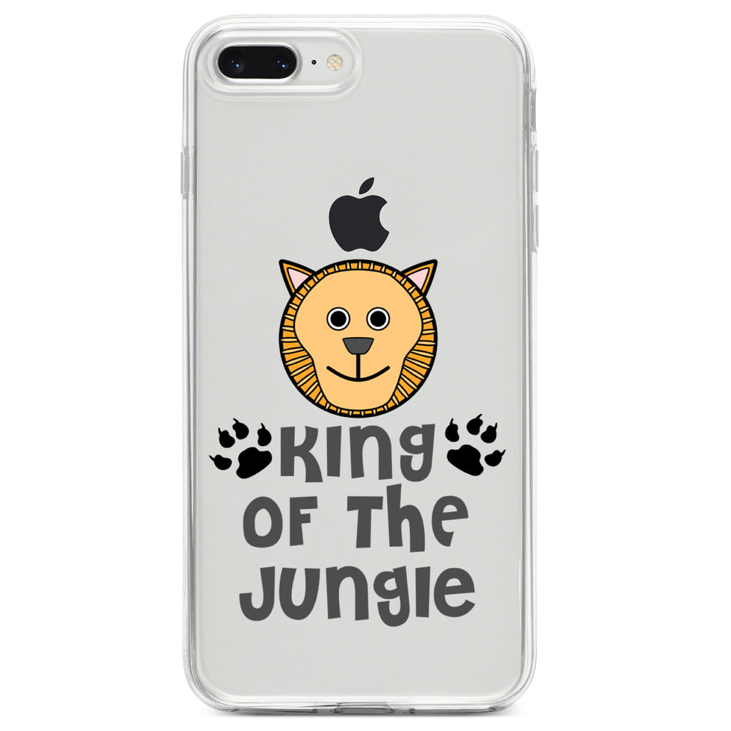 King of the Jungle, Lion Clear Shockproof iPhone Case, view 6