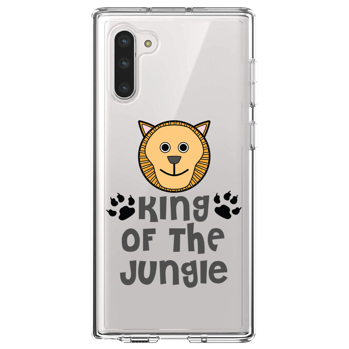 King of the Jungle, Lion Clear Shockproof iPhone Case, view 9