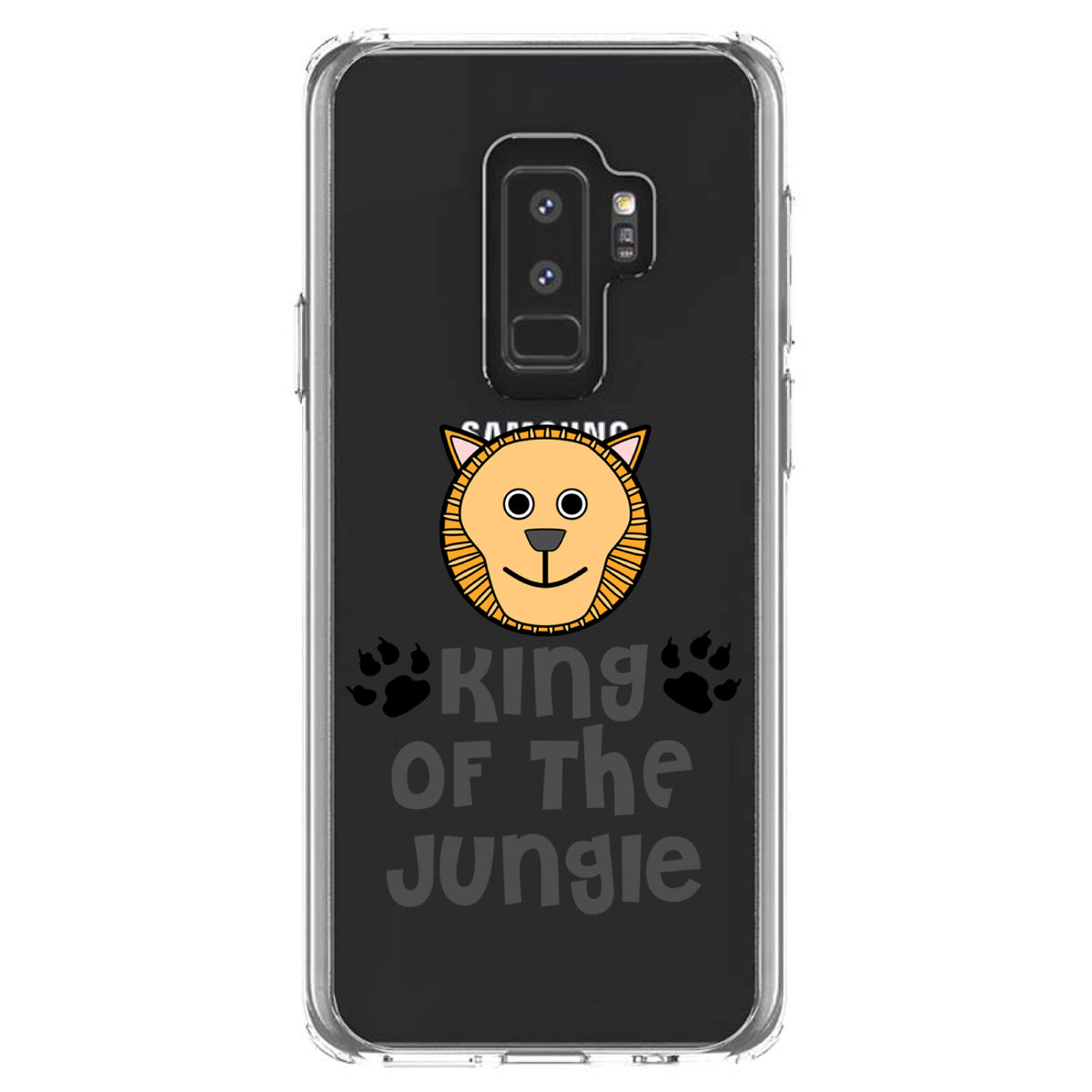 King of the Jungle, Lion Clear Shockproof iPhone Case, view 20