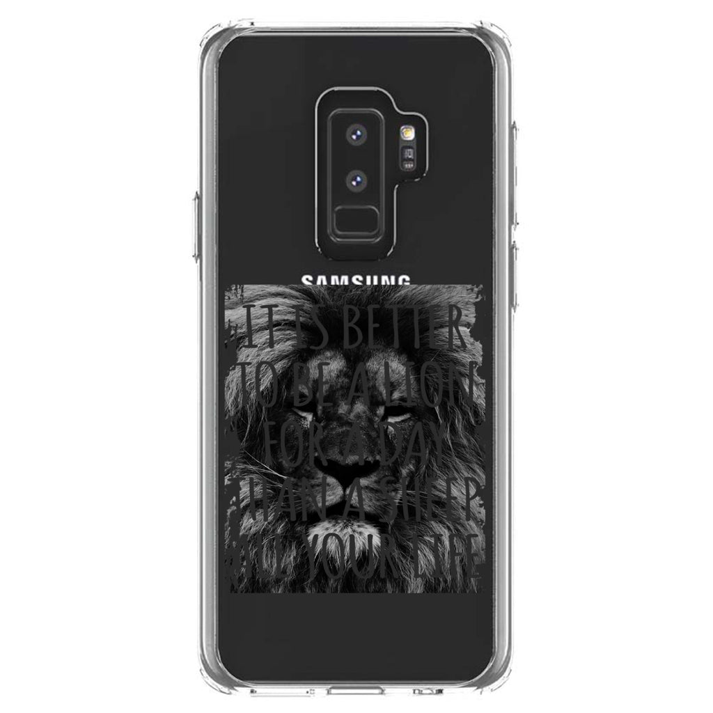 Better to Be A Lion For a Day Than A Sheep Clear Shockproof iPhone Case, view 20