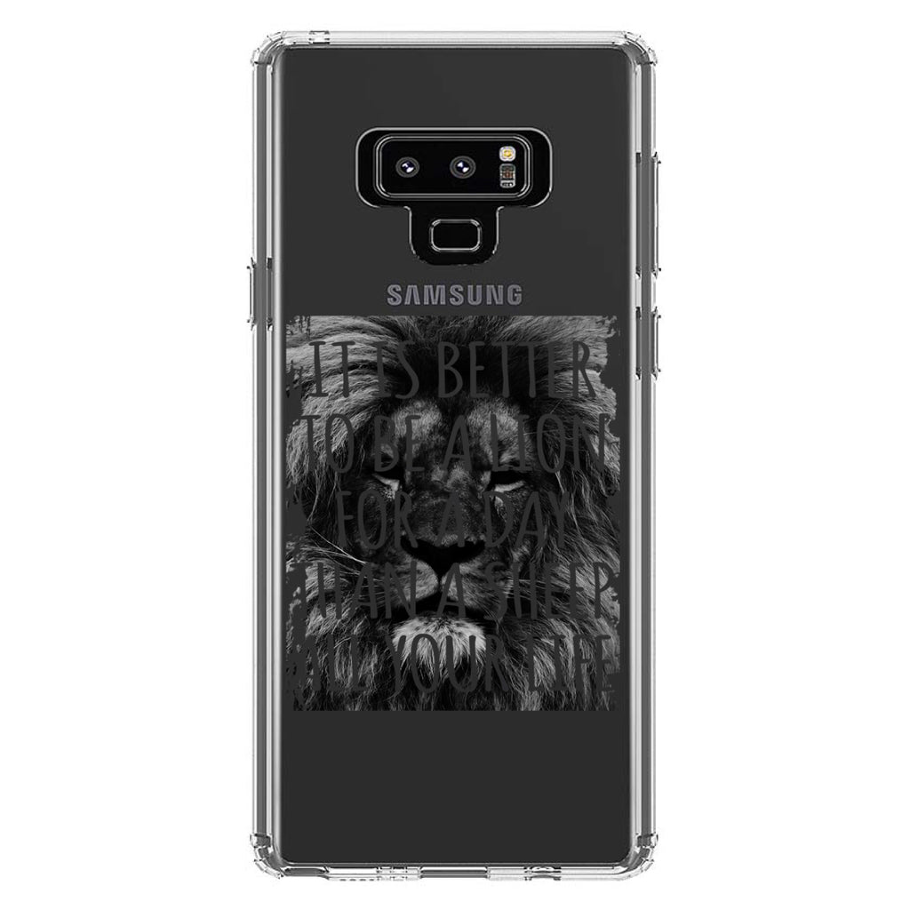 Better to Be A Lion For a Day Than A Sheep Clear Shockproof iPhone Case, view 11