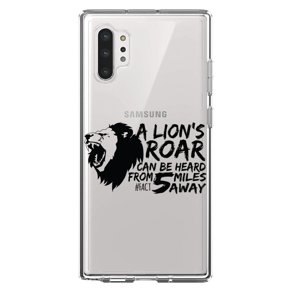 Lion's Roar Can Be Heard 5 Miles Away Clear Shockproof iPhone Case, view 10