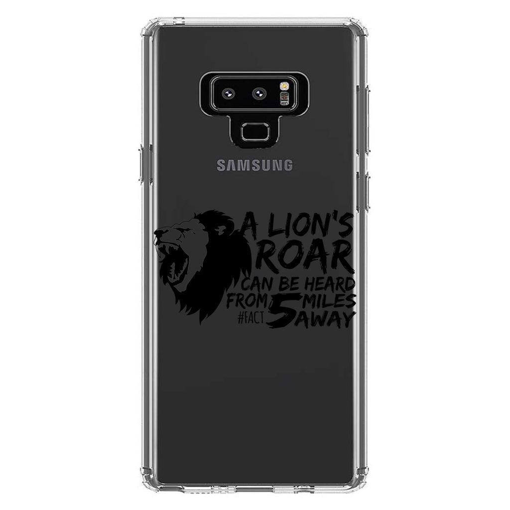 Lion's Roar Can Be Heard 5 Miles Away Clear Shockproof iPhone Case, view 11