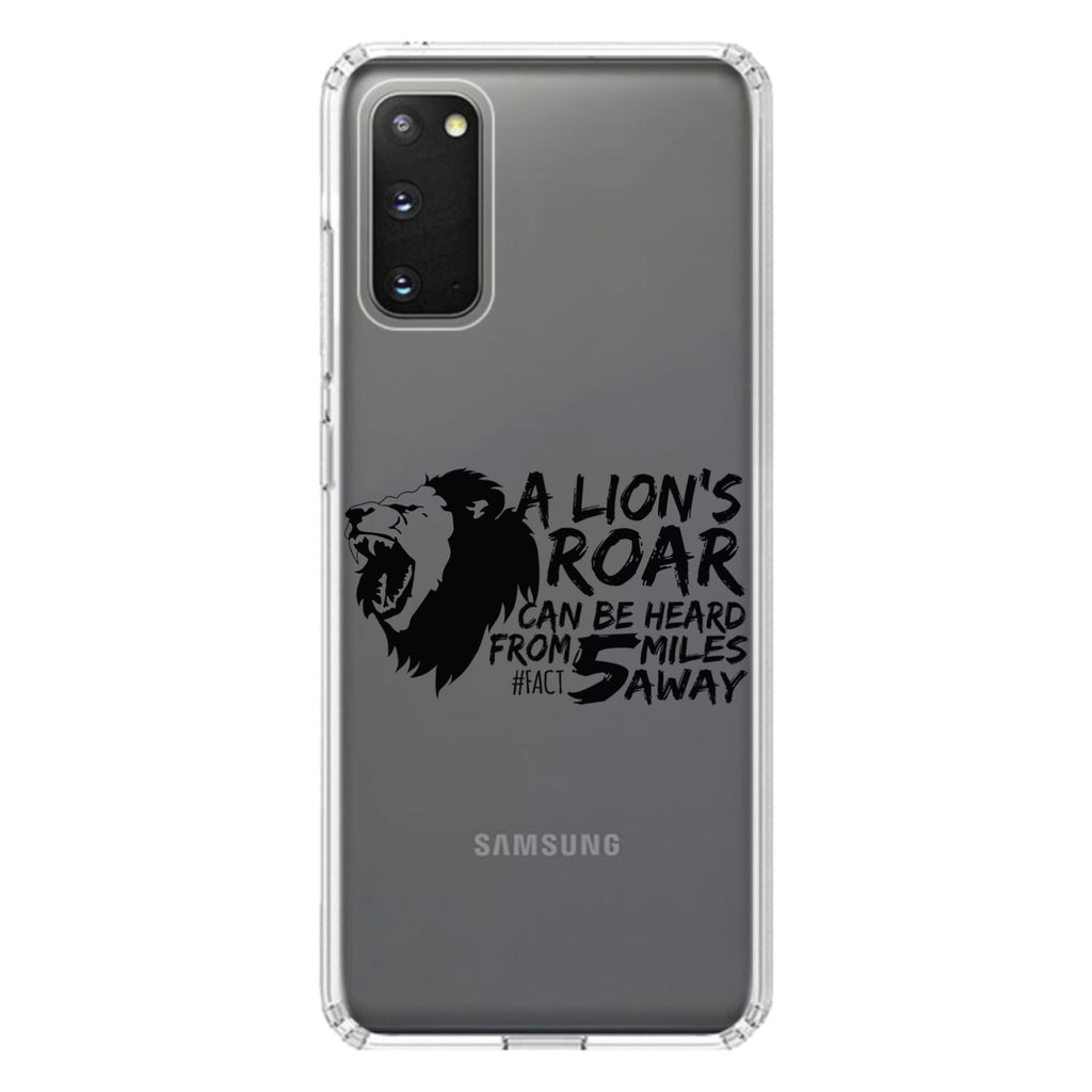 Lion's Roar Can Be Heard 5 Miles Away Clear Shockproof iPhone Case, view 14