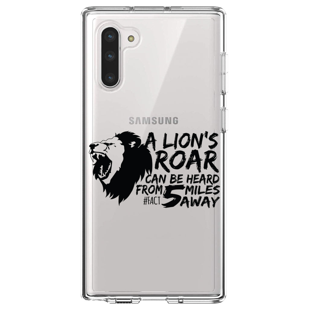 Lion's Roar Can Be Heard 5 Miles Away Clear Shockproof iPhone Case, view 9