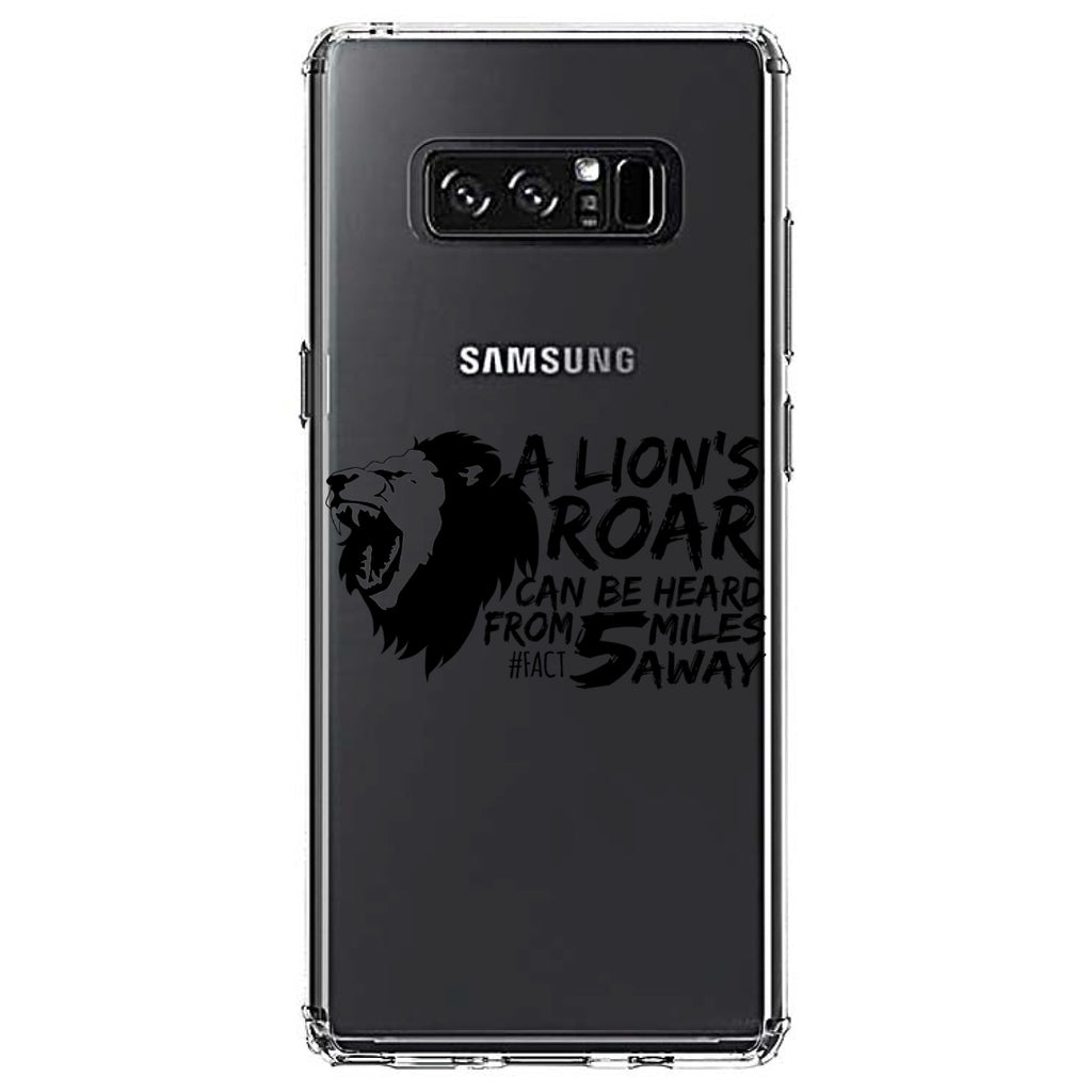 Lion's Roar Can Be Heard 5 Miles Away Clear Shockproof iPhone Case, view 12