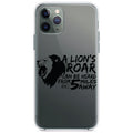 Lion's Roar Can Be Heard 5 Miles Away Clear Shockproof iPhone Case