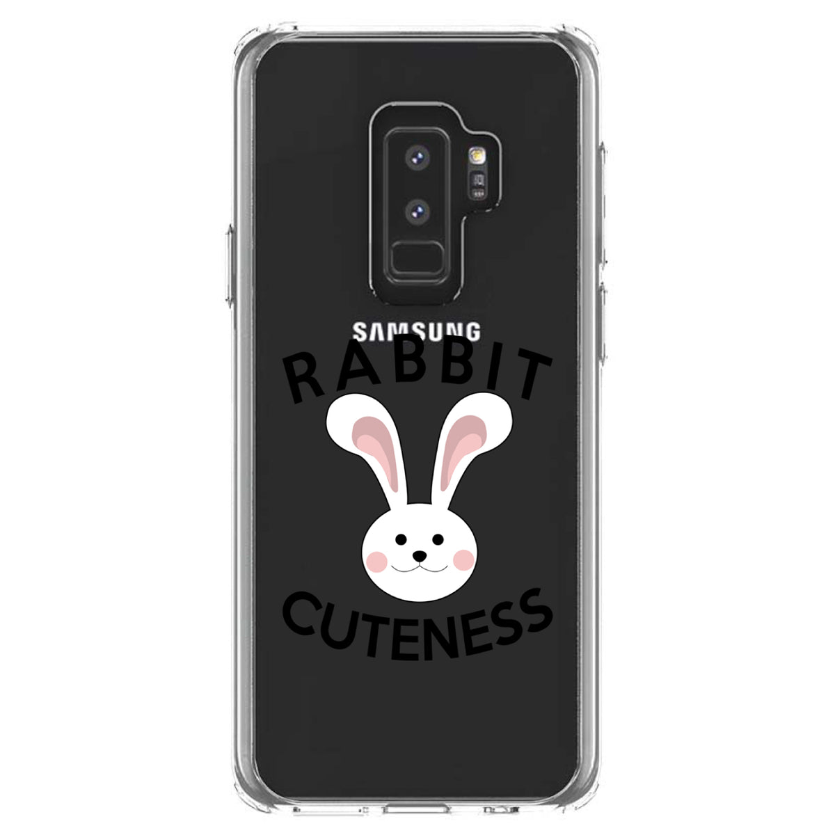Rabbit Cuteness, Bunny Ears Clear Shockproof iPhone Case, view 20