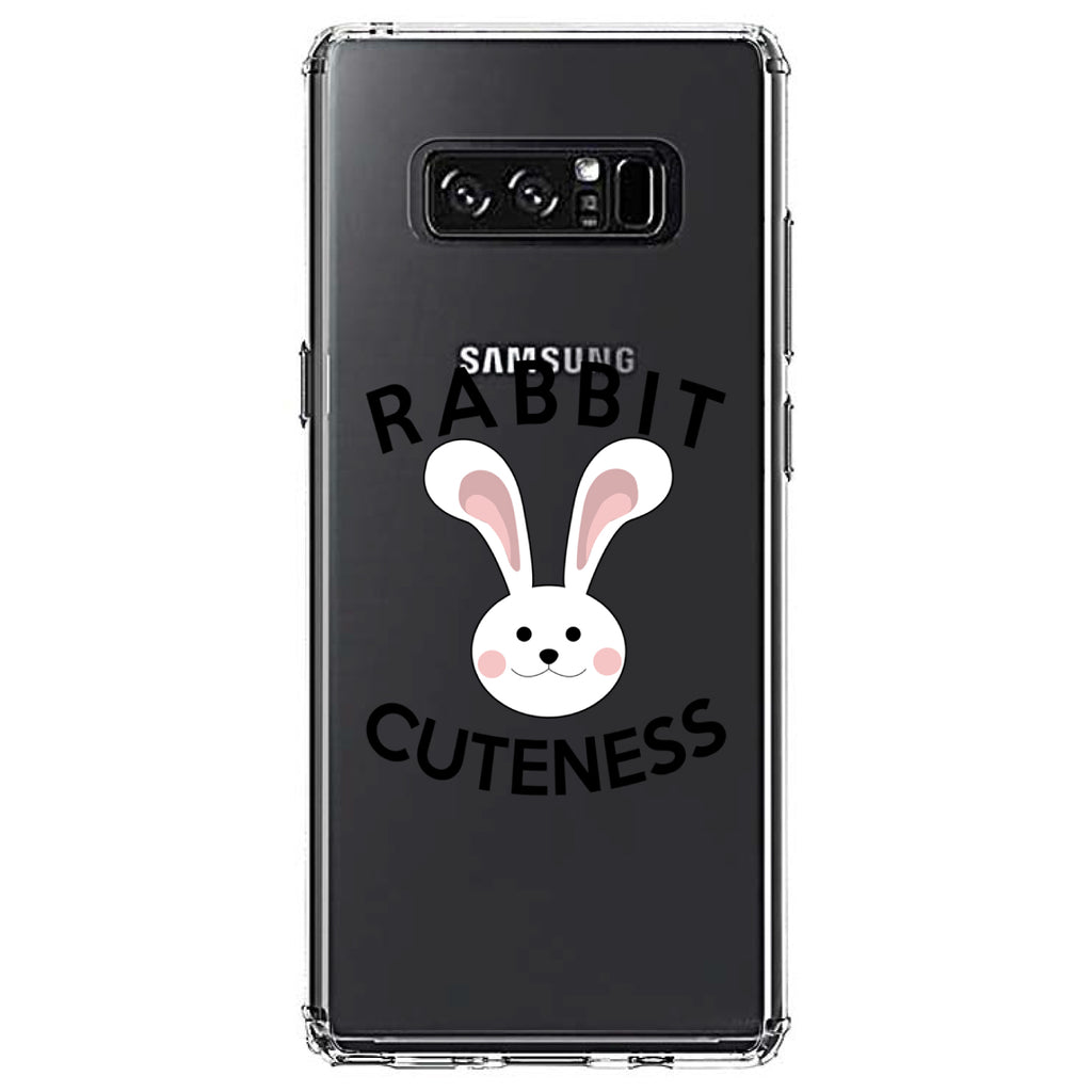 Rabbit Cuteness, Bunny Ears Clear Shockproof iPhone Case, view 12