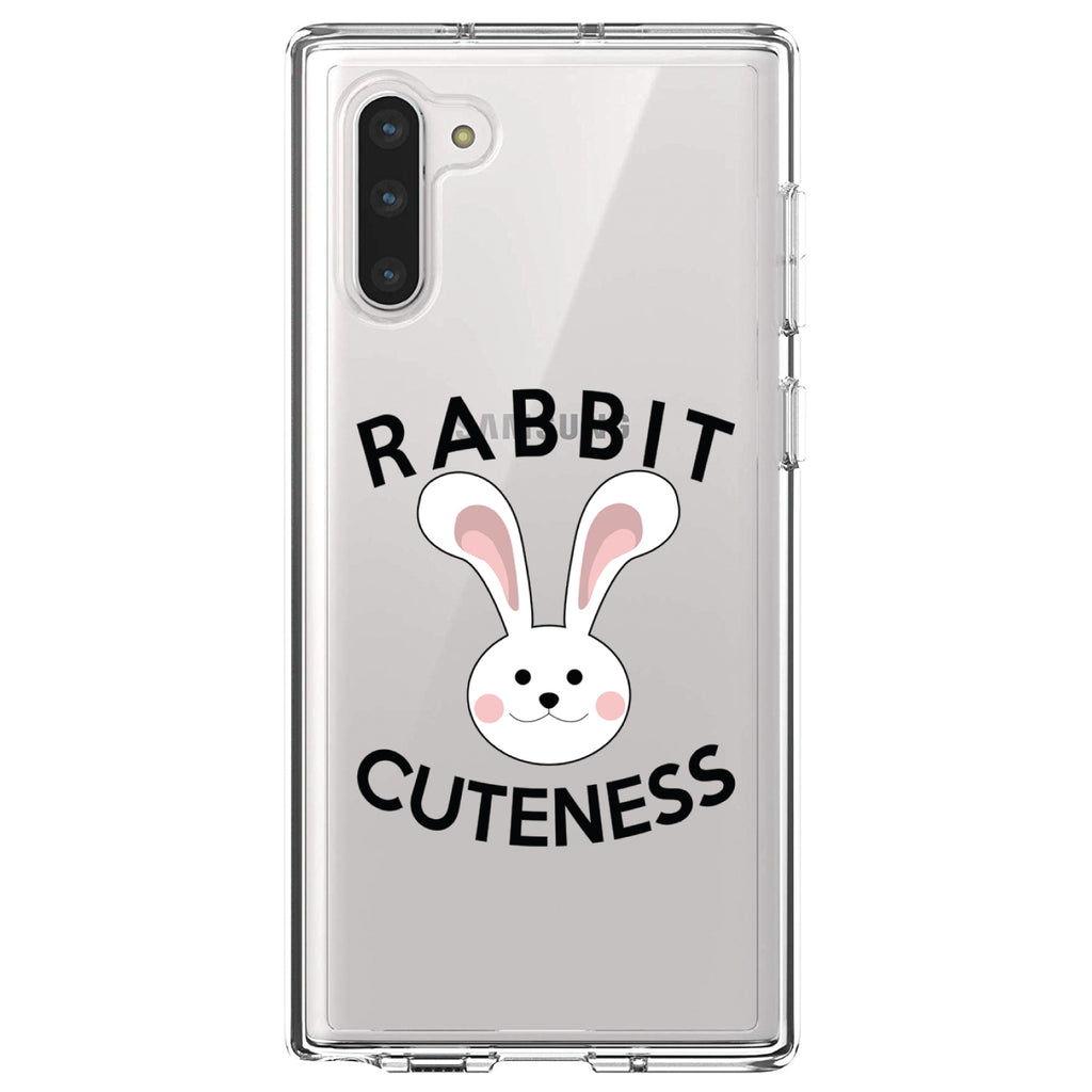 Rabbit Cuteness, Bunny Ears Clear Shockproof iPhone Case, view 9