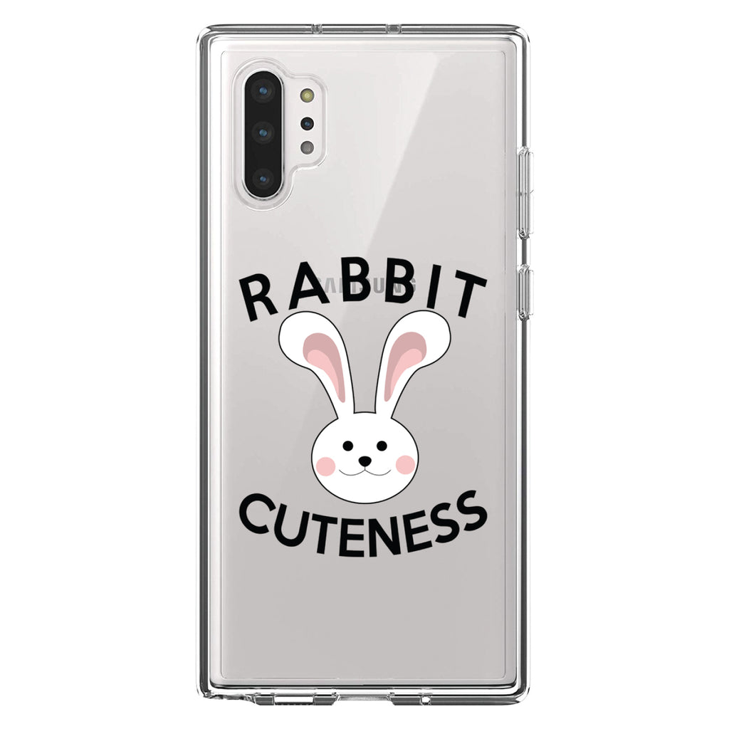 Rabbit Cuteness, Bunny Ears Clear Shockproof iPhone Case, view 10