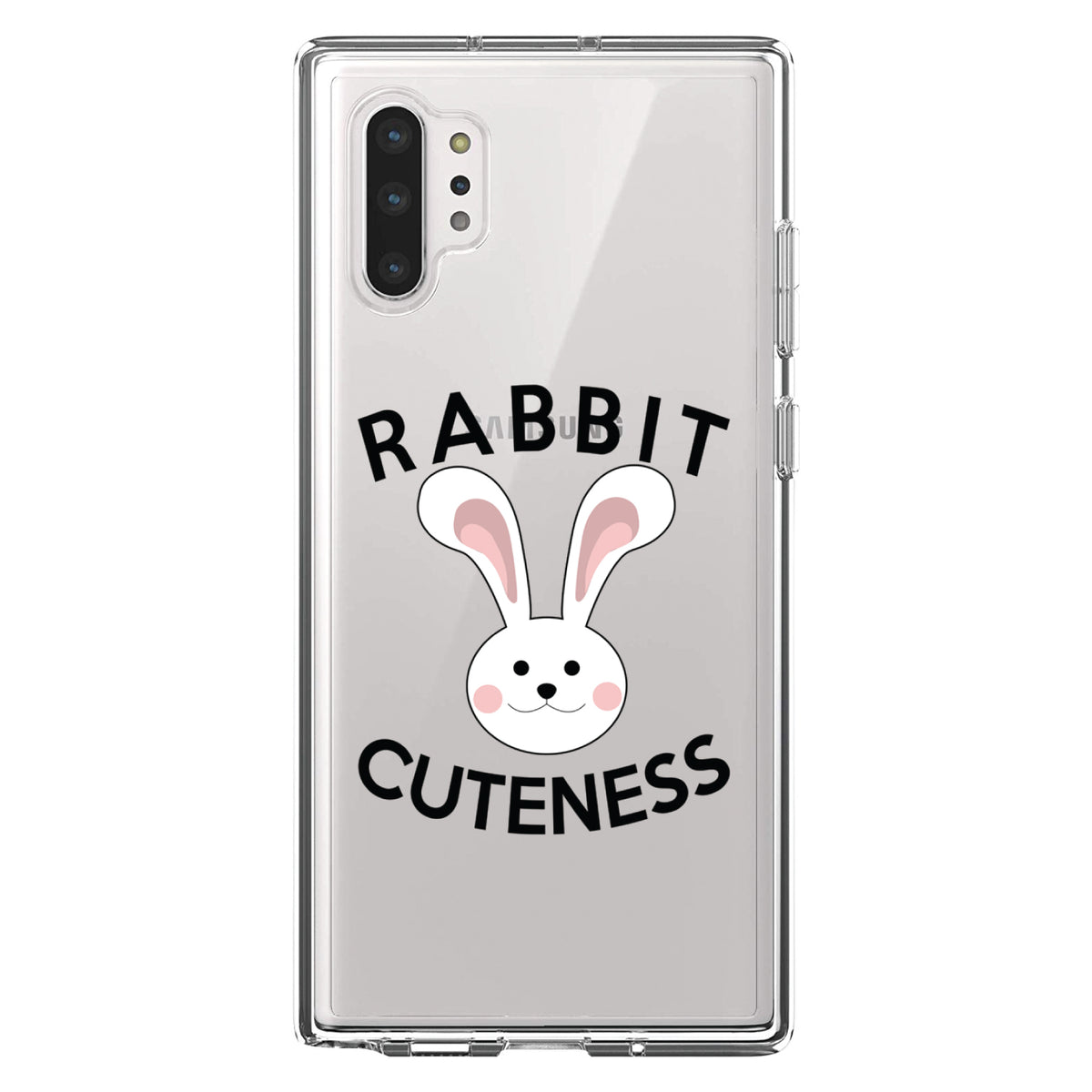 Rabbit Cuteness, Bunny Ears Clear Shockproof iPhone Case, view 10