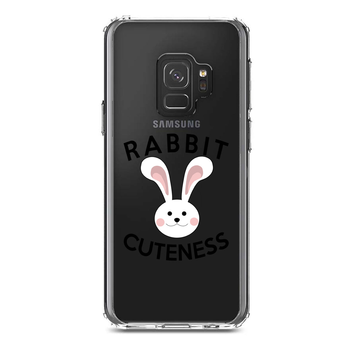 Rabbit Cuteness, Bunny Ears Clear Shockproof iPhone Case, view 19