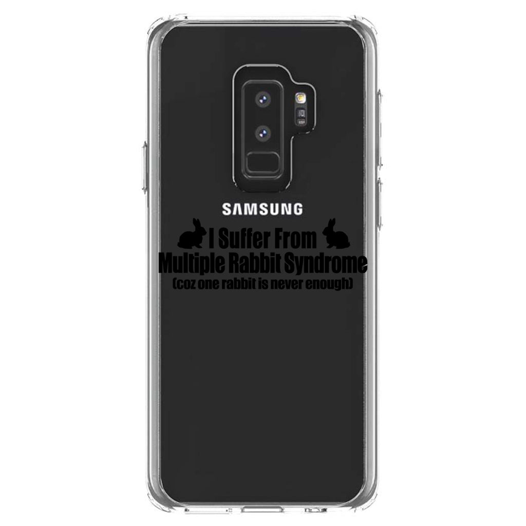 I Suffer From Multiple Rabbit Syndrome Clear Shockproof iPhone Case, view 20