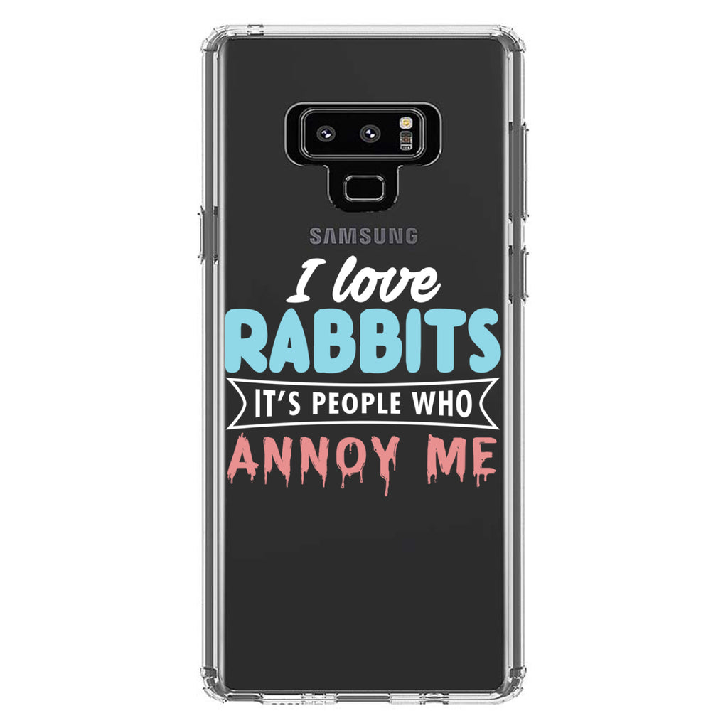 Love Rabbits, People Annoy Me Clear Shockproof iPhone Case, view 11