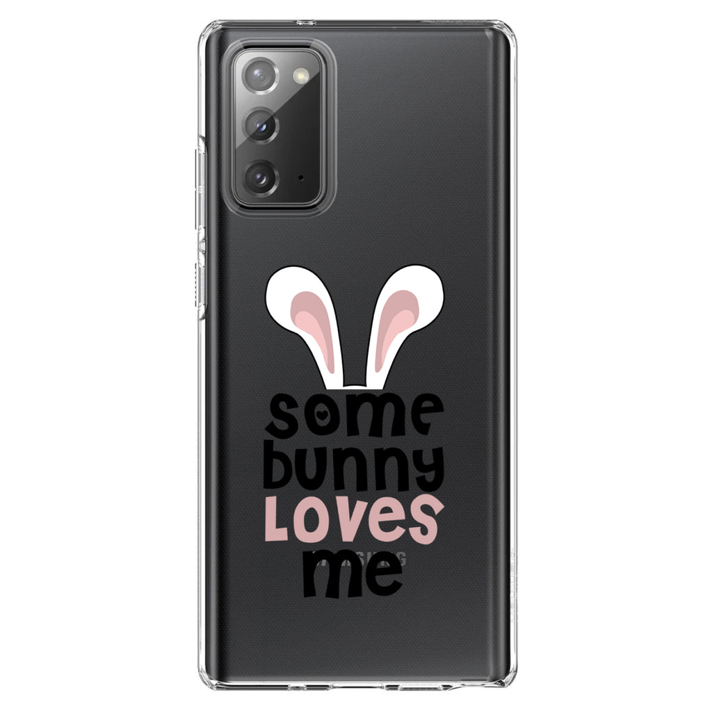 Some Bunny Loves Me, Rabbit Clear Shockproof iPhone Case, view 7