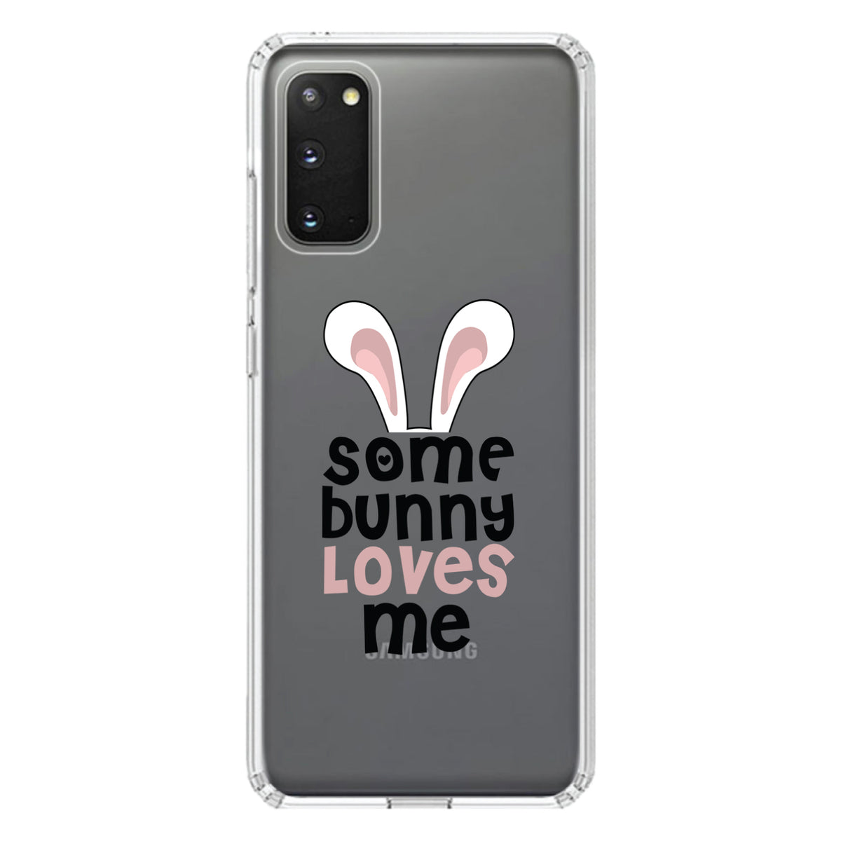 Some Bunny Loves Me, Rabbit Clear Shockproof iPhone Case, view 15