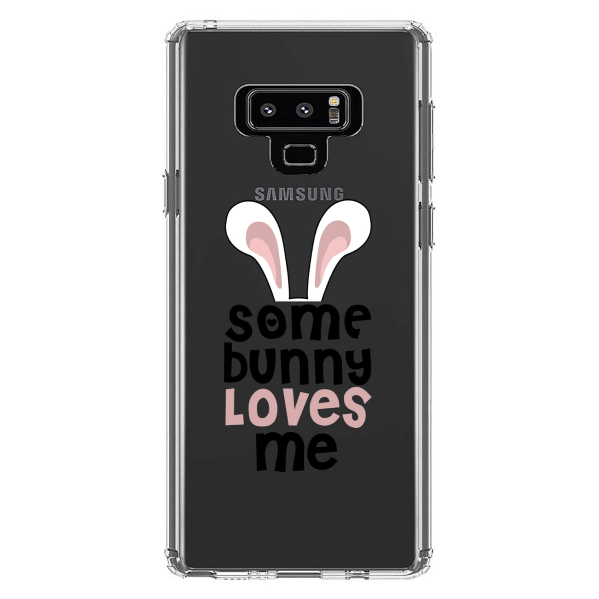 Some Bunny Loves Me, Rabbit Clear Shockproof iPhone Case, view 11
