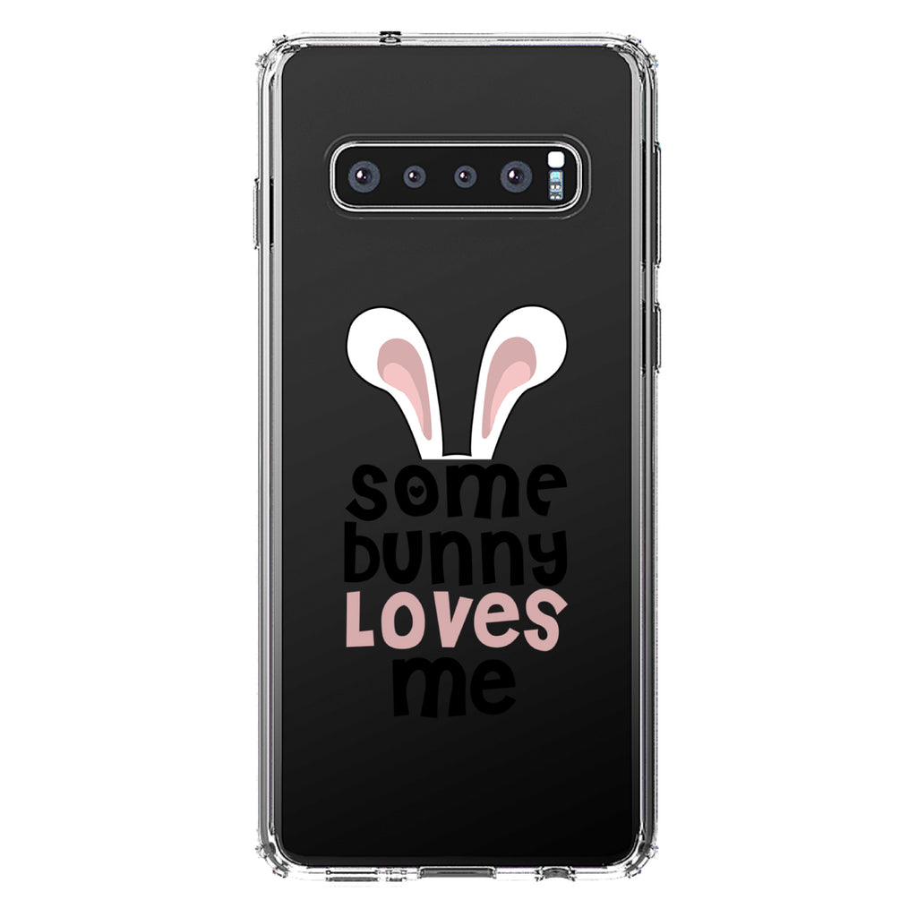 Some Bunny Loves Me, Rabbit Clear Shockproof iPhone Case, view 16