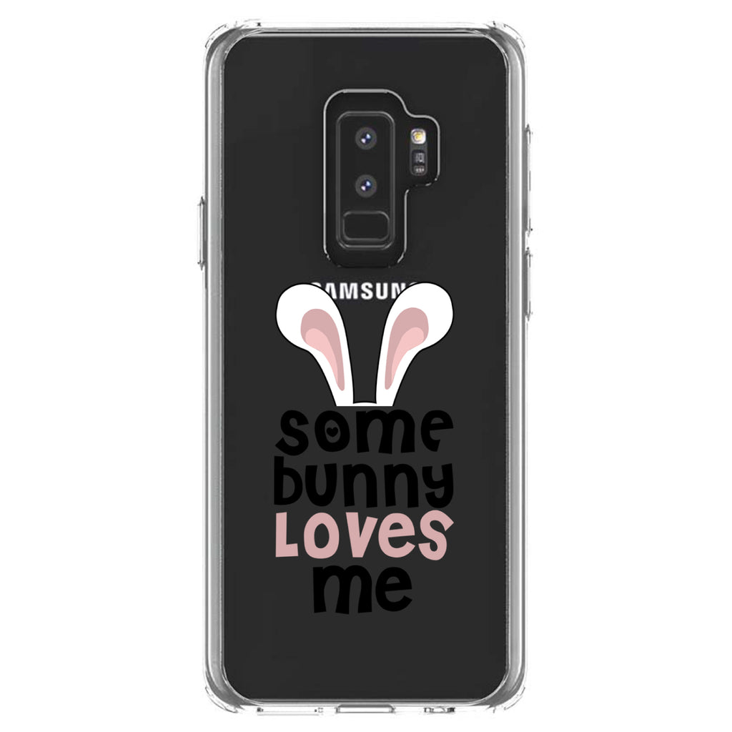 Some Bunny Loves Me, Rabbit Clear Shockproof iPhone Case, view 20