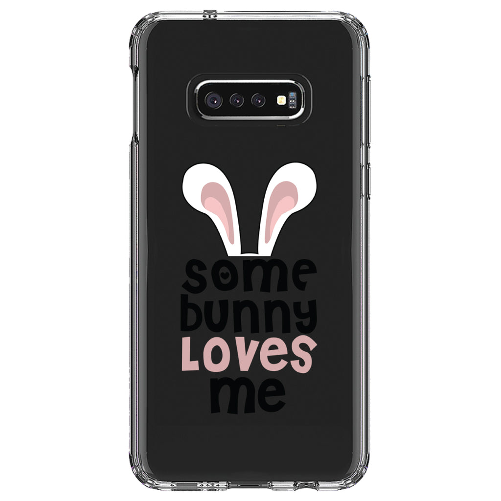 Some Bunny Loves Me, Rabbit Clear Shockproof iPhone Case, view 18